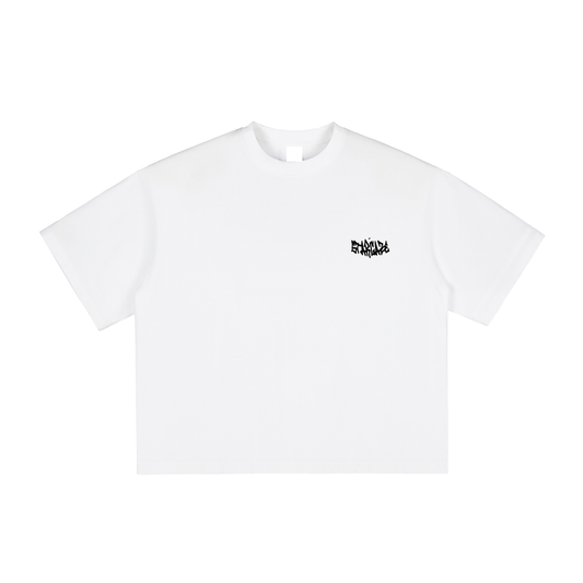 Distorted Boxy Oversized Tee