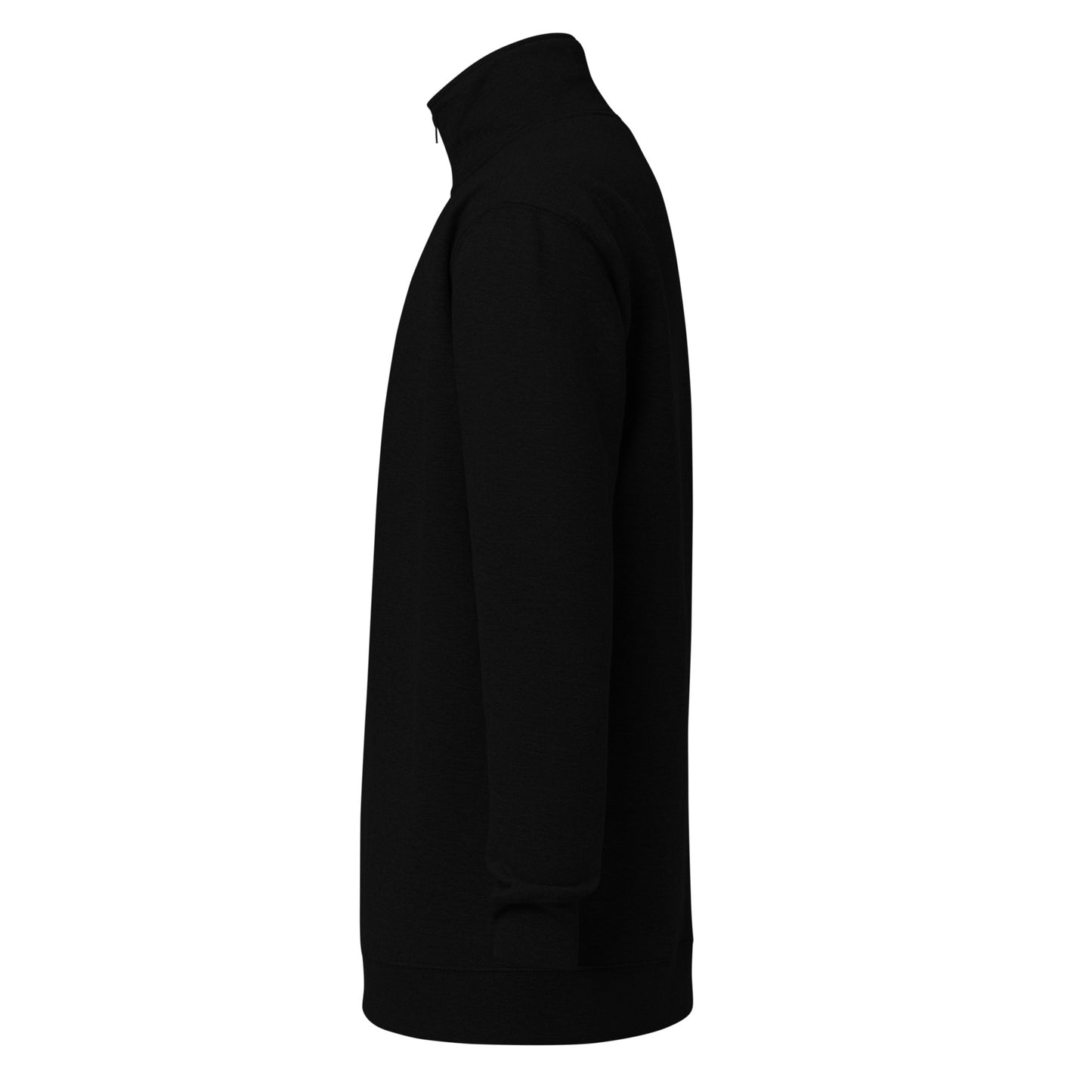 STARGAZE EMBROIDERED BLACK FLEECE QUARTER ZIP