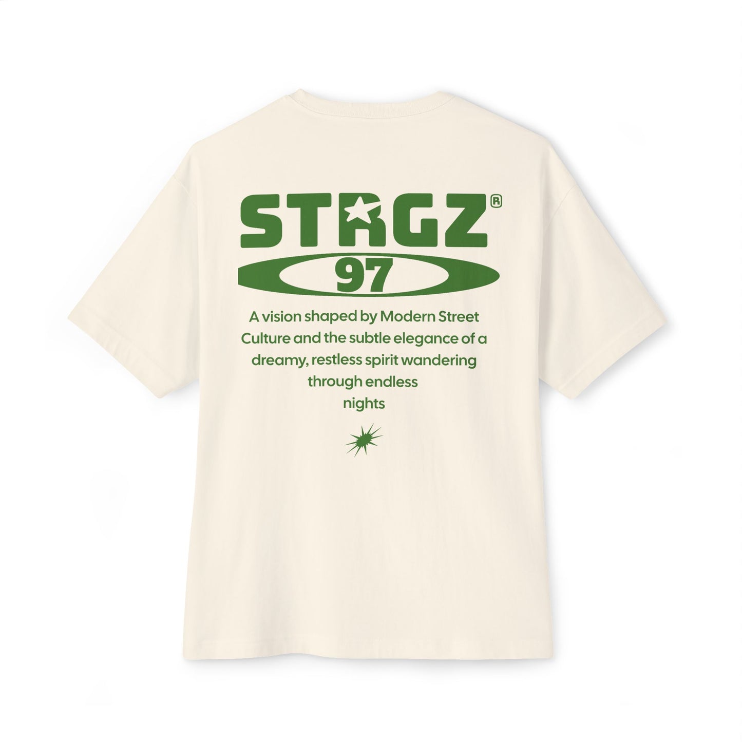 STARGAZE CREAM AND WHITE CLUB 97 OVERSIZED TEE