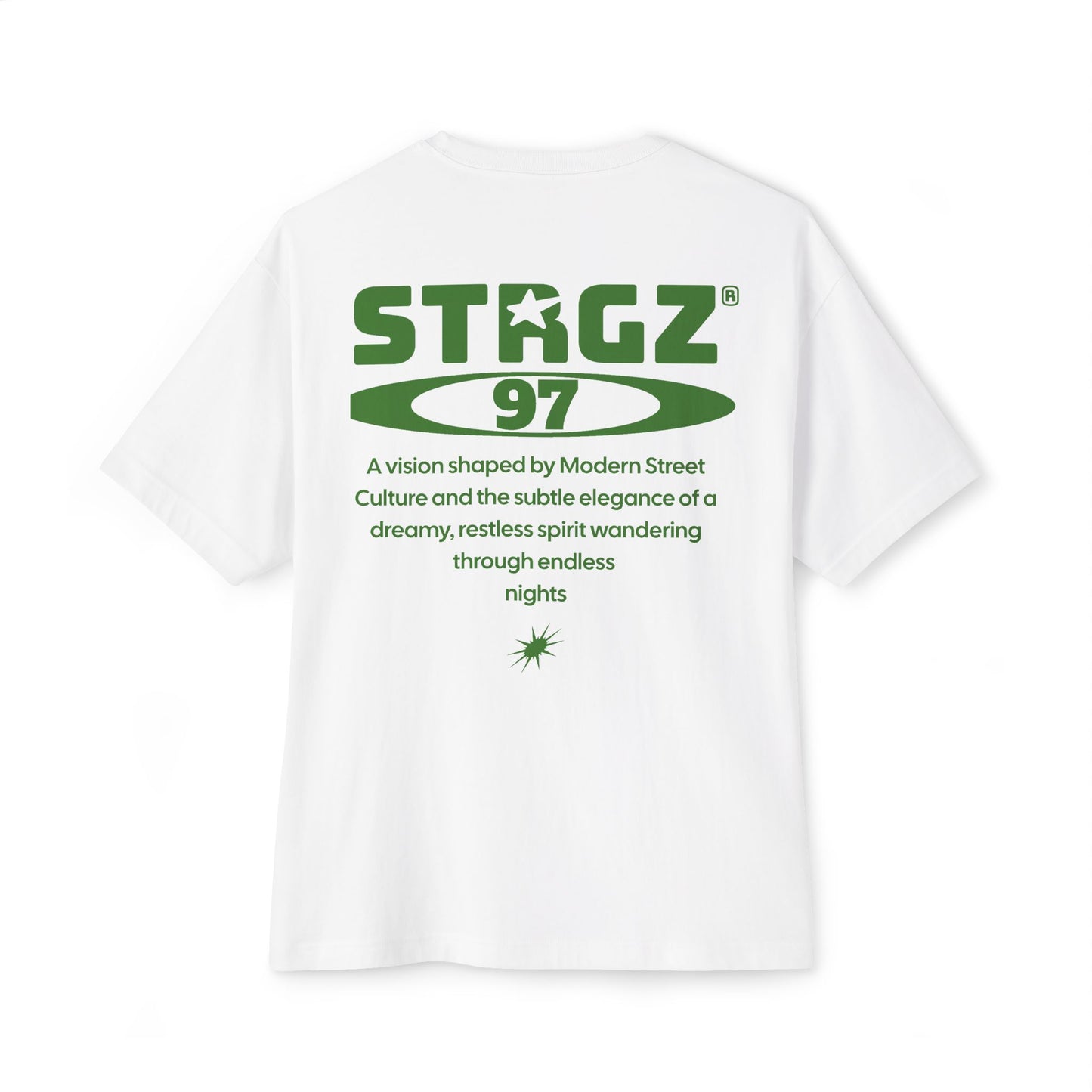 STARGAZE CREAM AND WHITE CLUB 97 OVERSIZED TEE