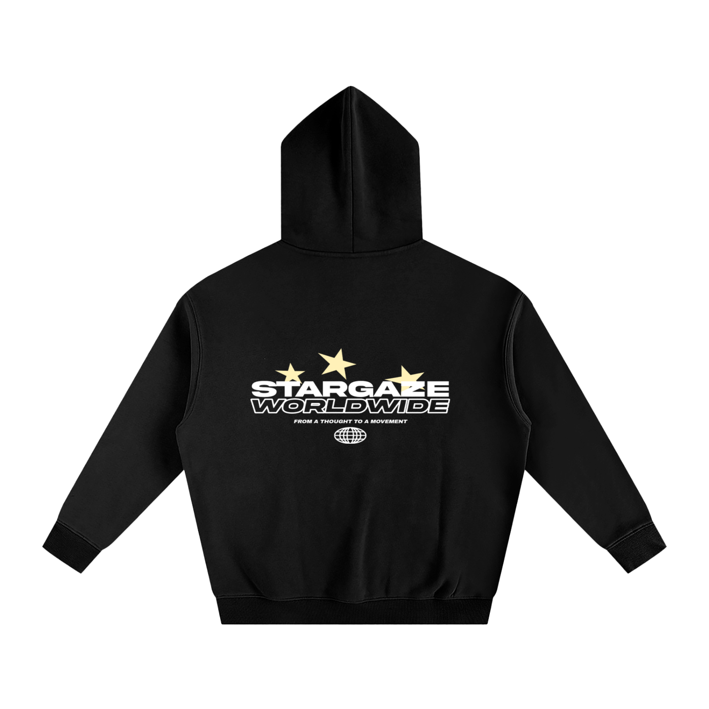 Three Star Oversized Hoodie