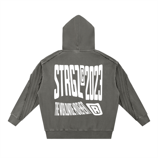 ® Washed Striped Hoodie