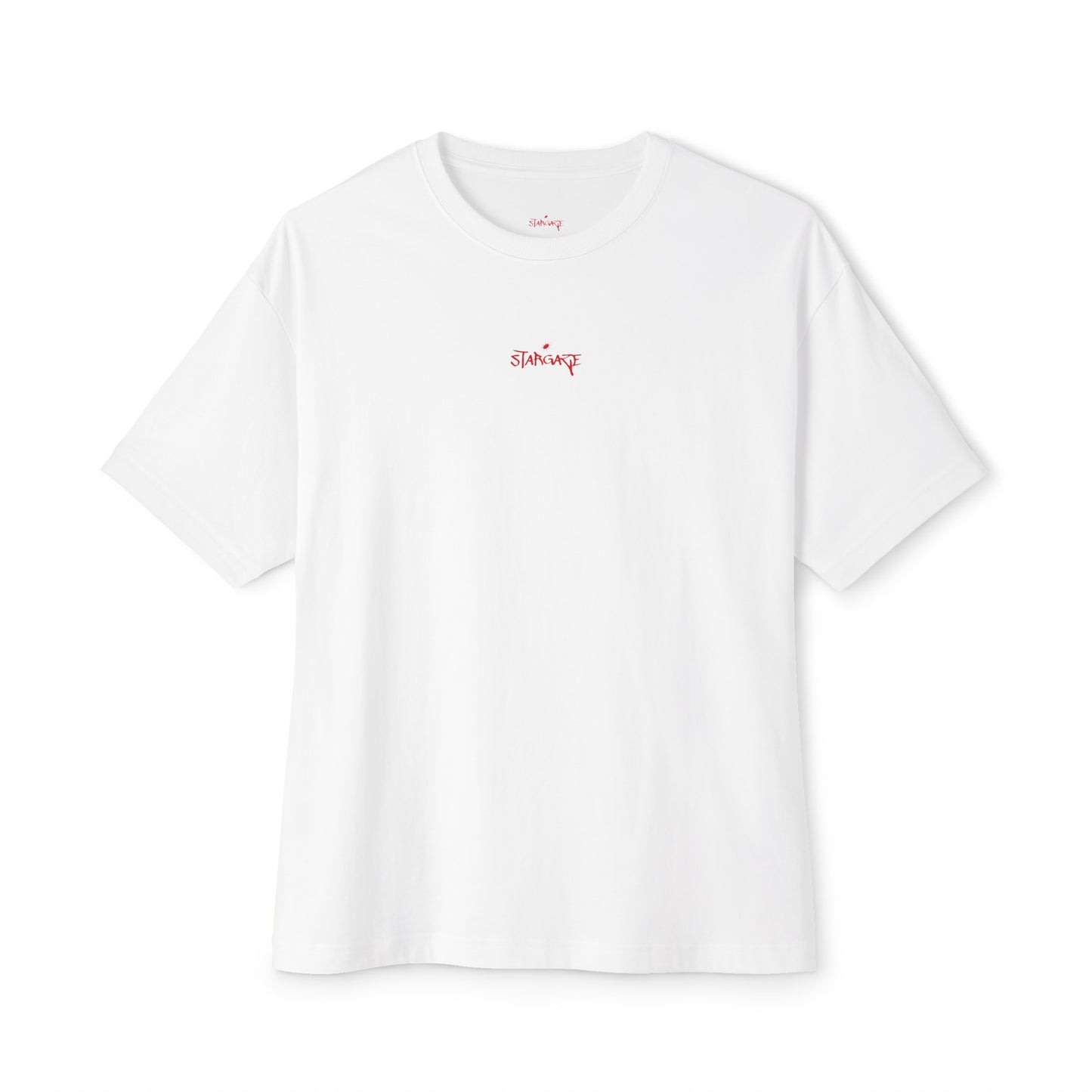 STARGAZE SUMMER IN SATURN RED OVERSIZED TEE